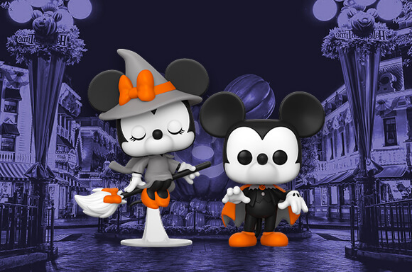 picture Mickey And Minnie Halloween Funko Pop