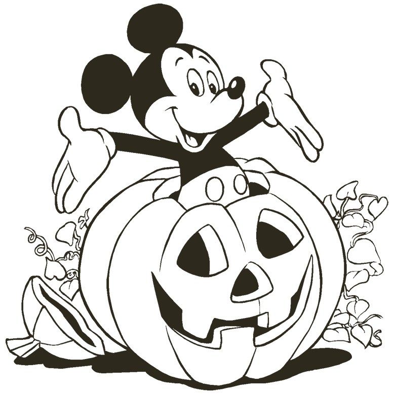 Featured image of post Mickey Mouse Halloween Coloring Pages