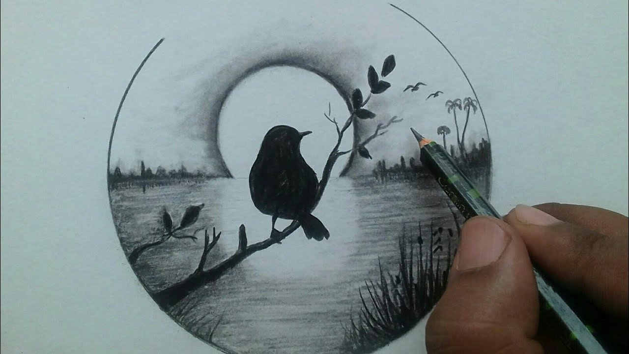 Featured image of post Nature Beautiful Scenery Nature Easy Pencil Drawings