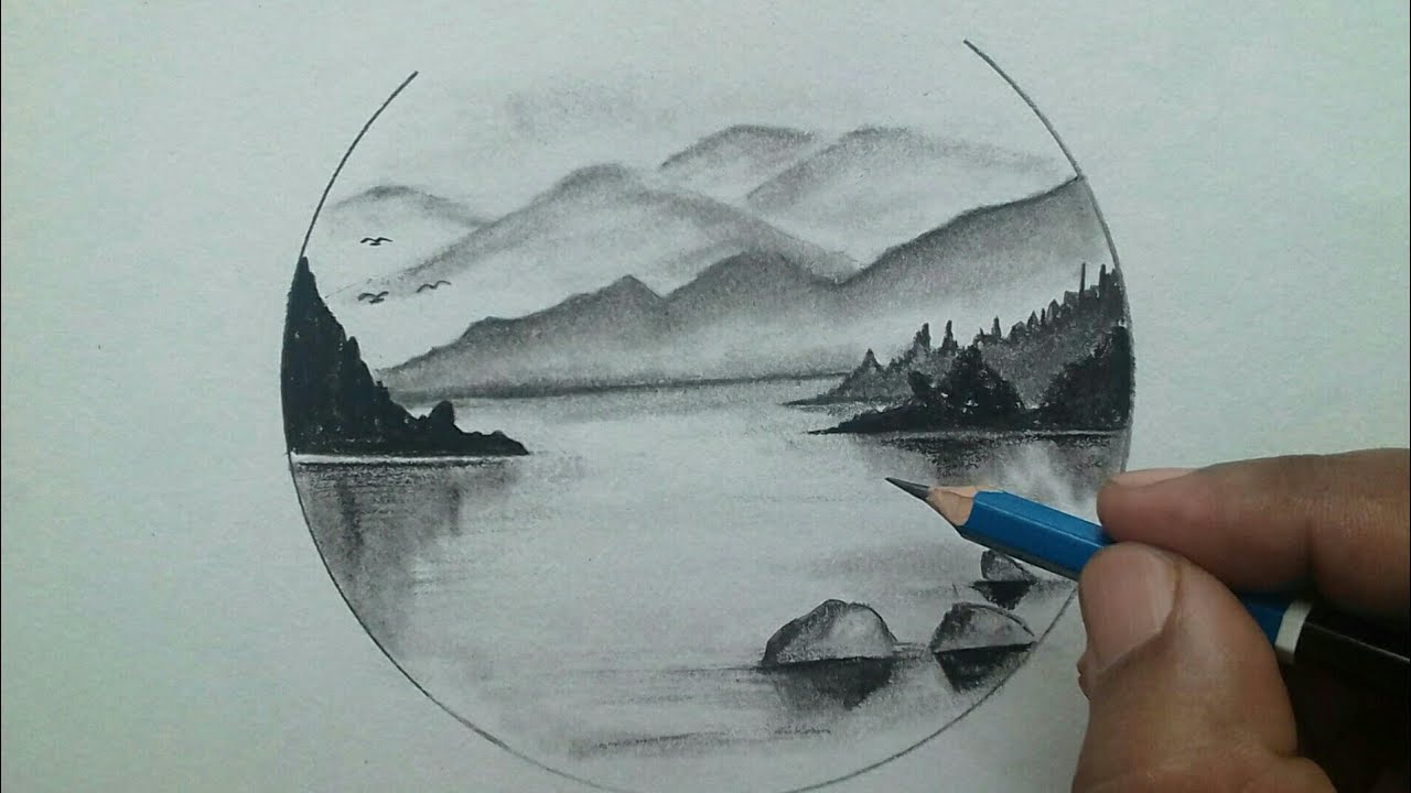 pic Nature Beautiful Scenery Nature Easy Pencil Drawings