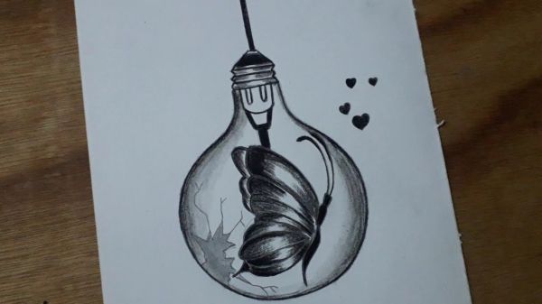 picture Nature Cartoon Simple Easy Pencil Drawings