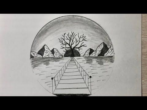 wallpapers Nature Cartoon Simple Easy Pencil Drawings