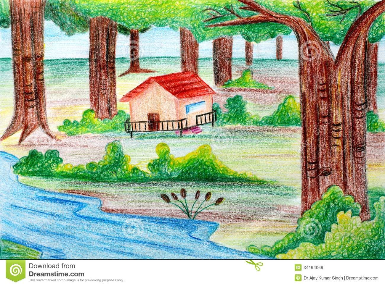 wallpapers Nature Easy Pencil Drawings For Kids