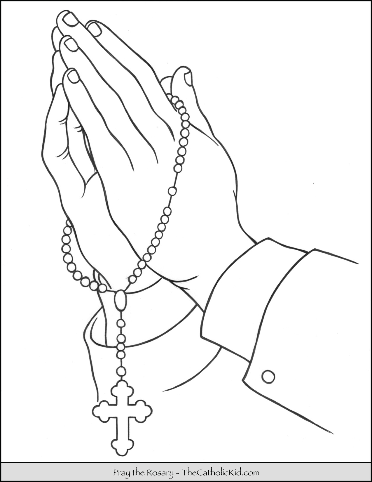 Featured image of post Praying Hands Coloring Page