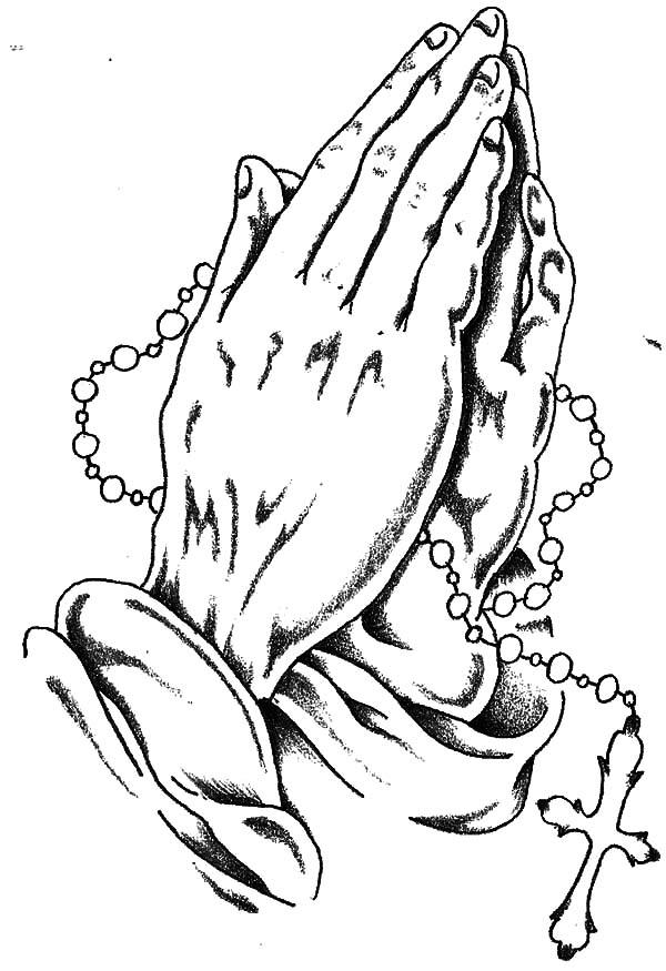 images Praying Hands Coloring Page