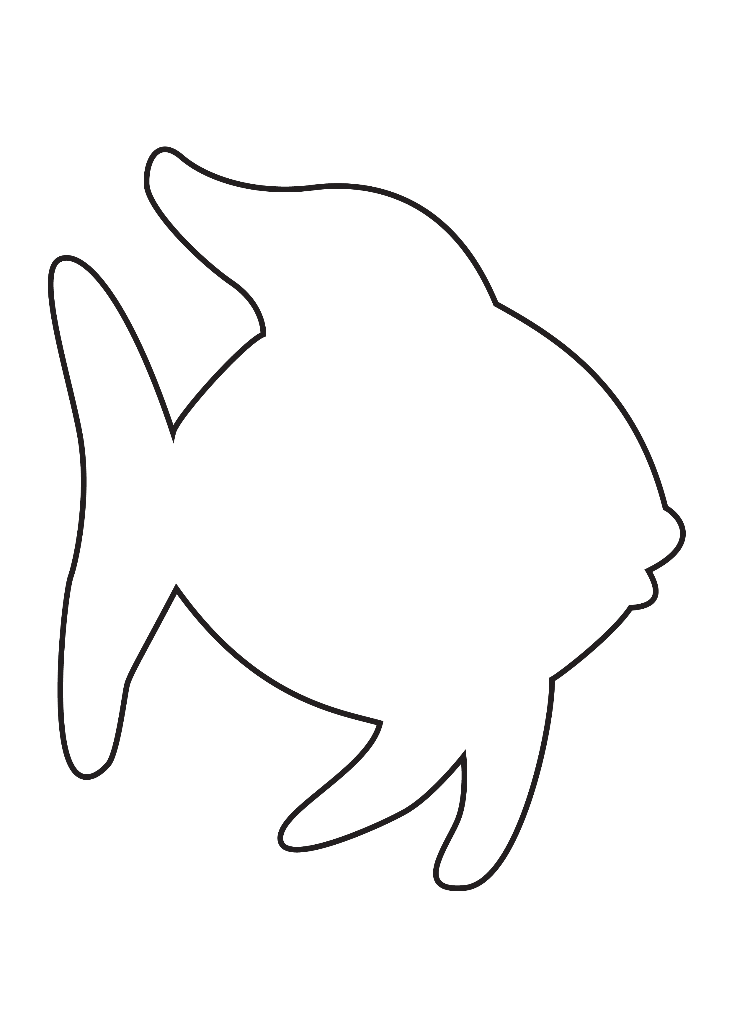 photo Printable Fish Outline Images