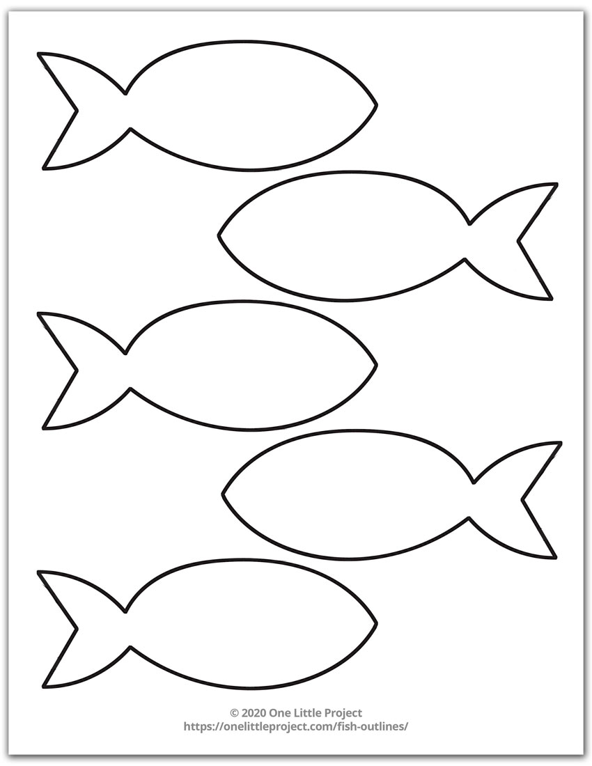 images Printable Fish Outline Images