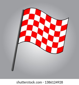 picture Red And White Checkered Flag