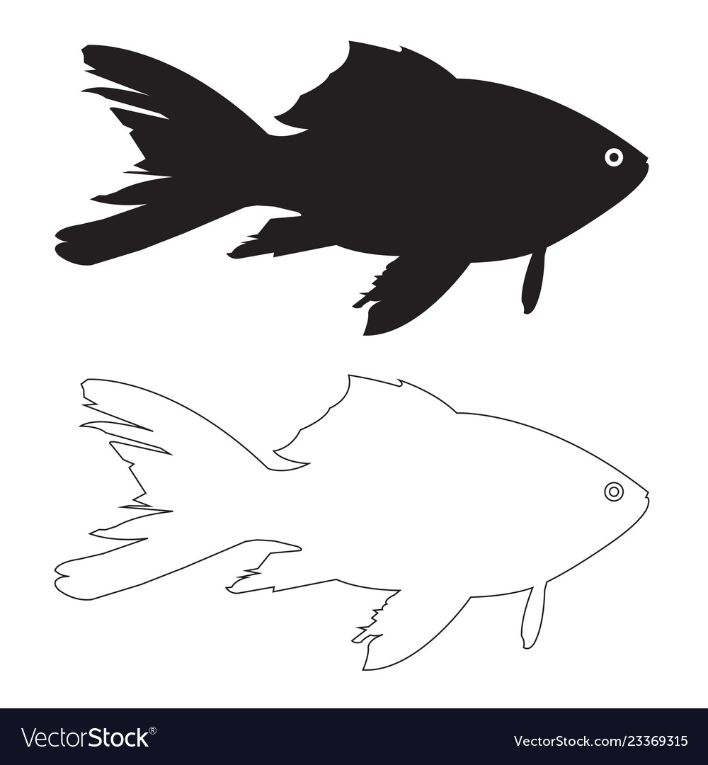 picture Silhouette Printable Fish Outline