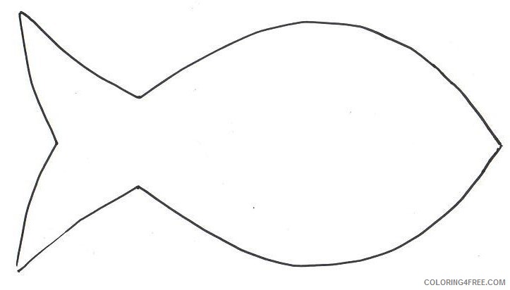 images Simple Printable Fish Outline