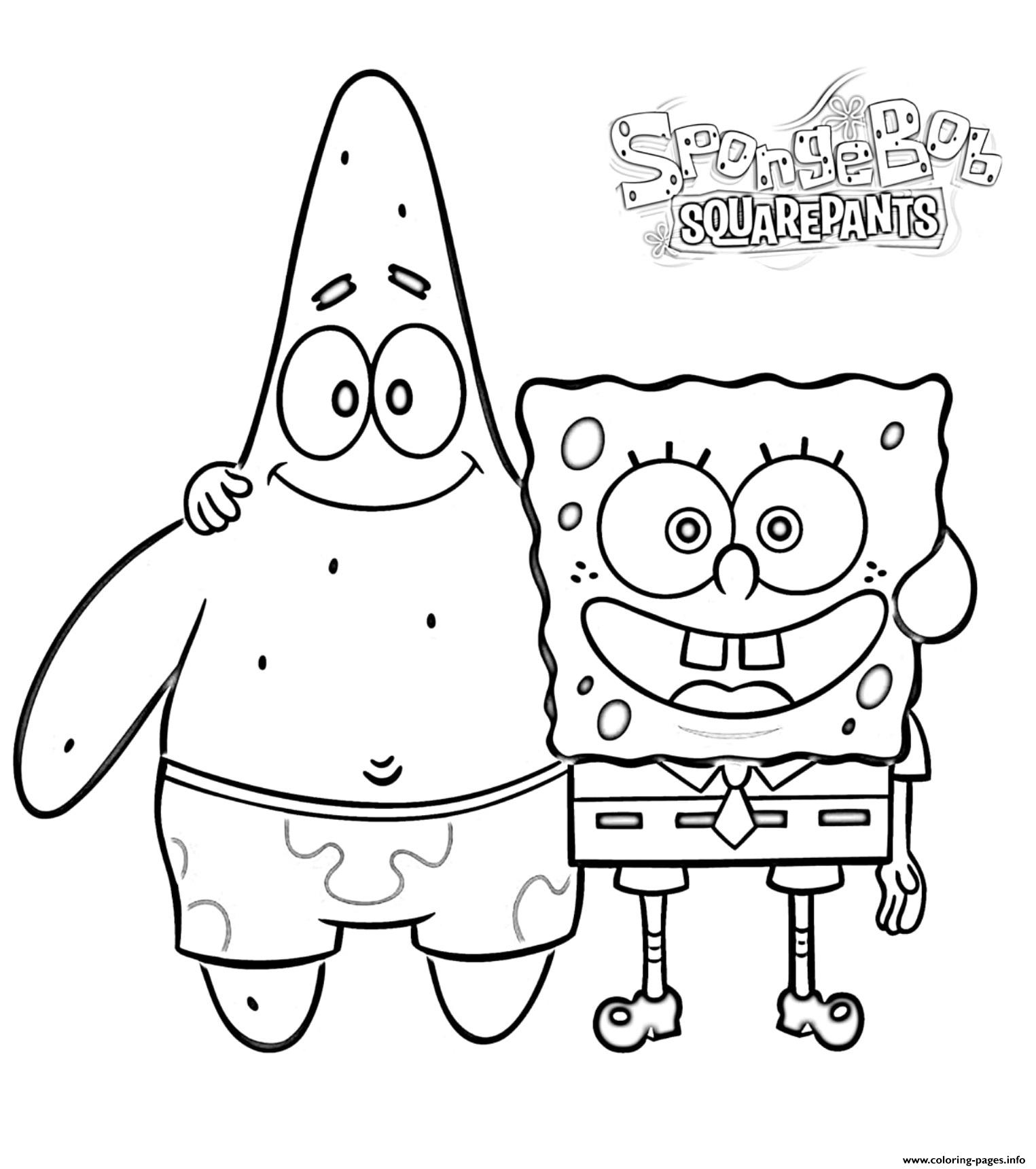 pics Spongebob Pics To Color