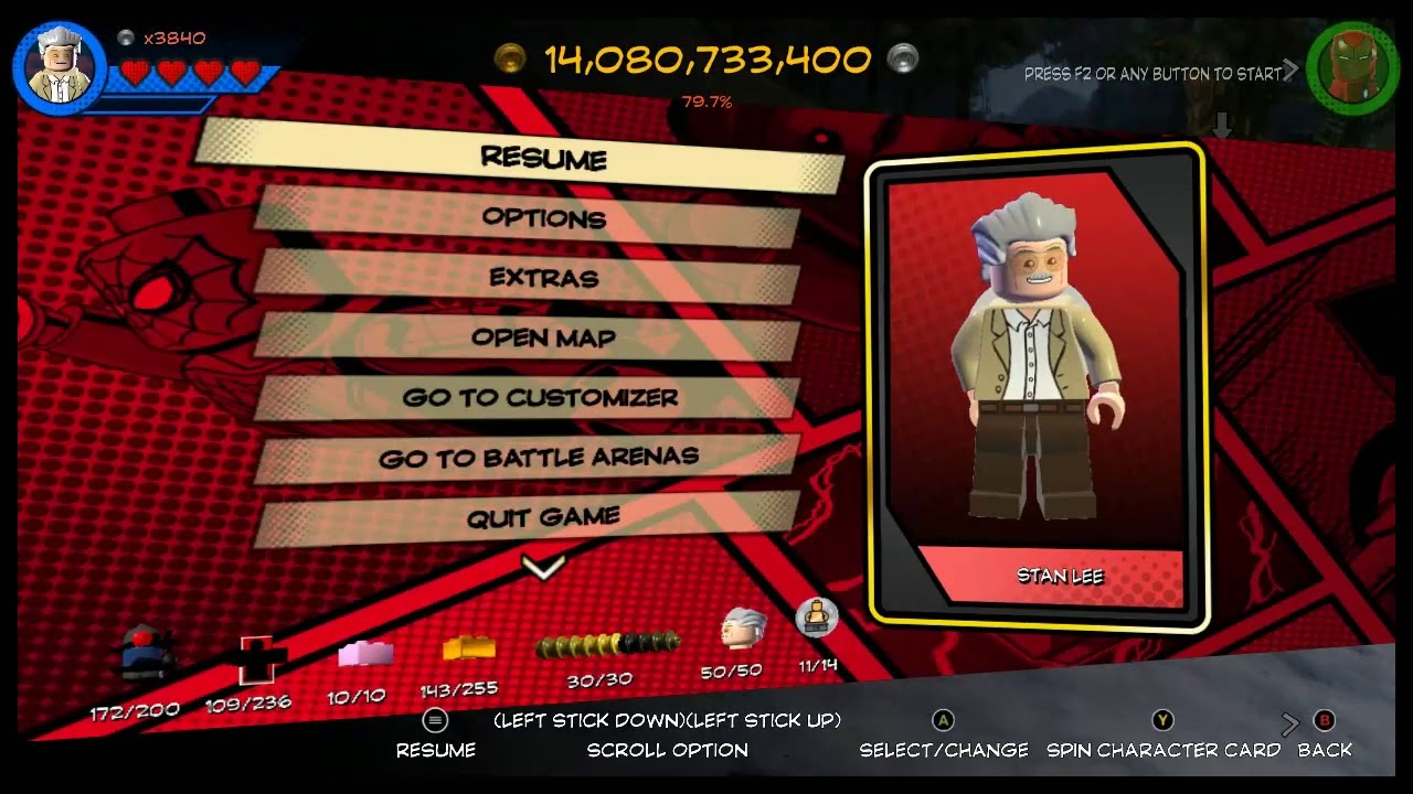 picture Stan Lee Cheat Code Lego Marvel Superheroes 2