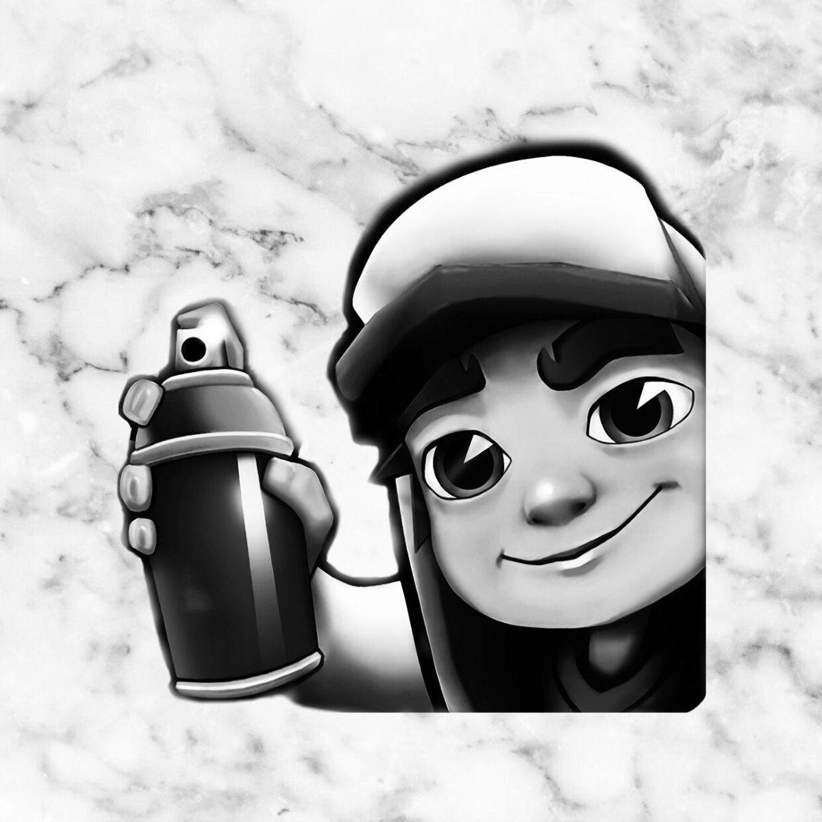 Featured image of post Subway Surf Black And White Icon