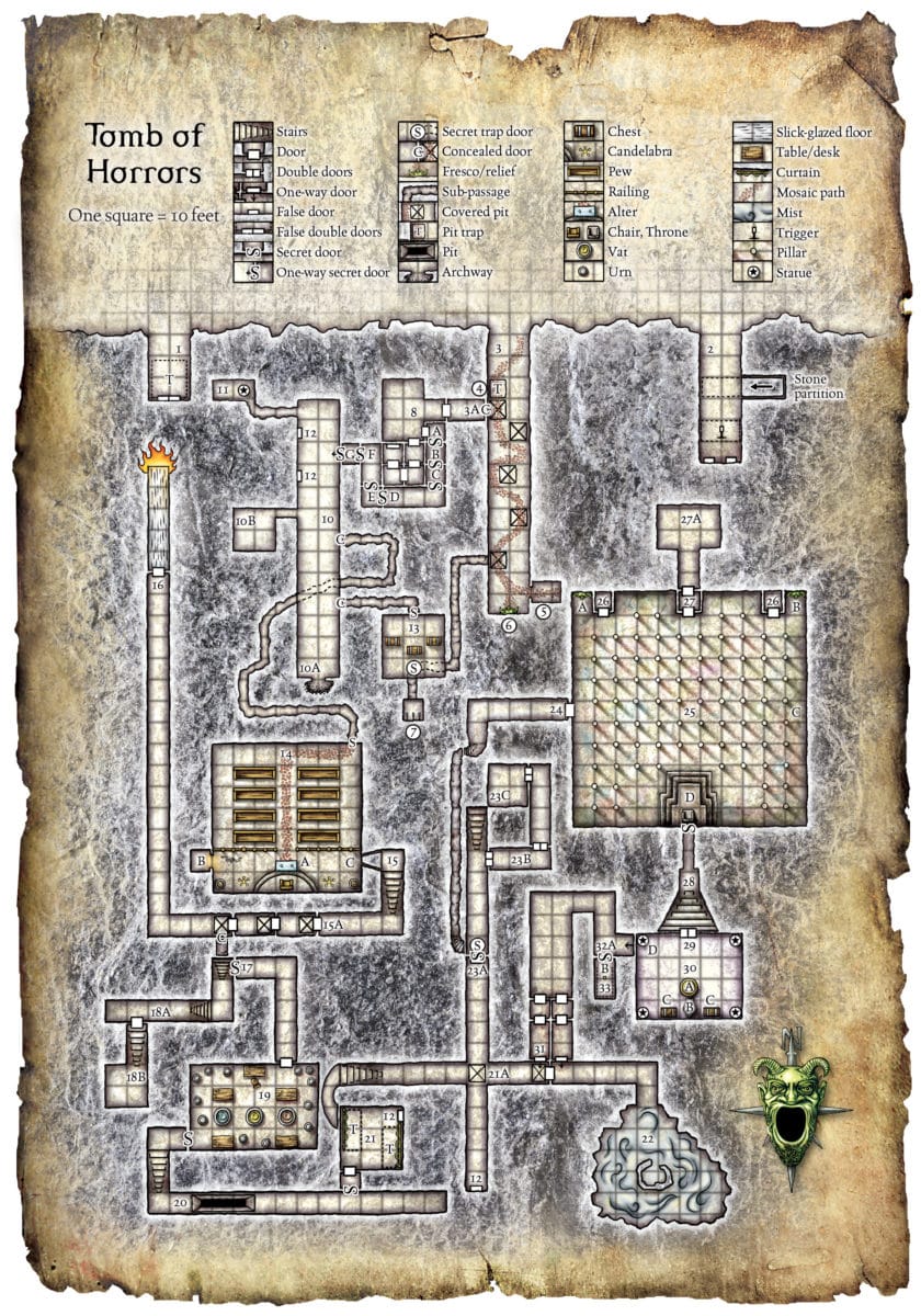 photo Tomb Of Horrors Map 5E