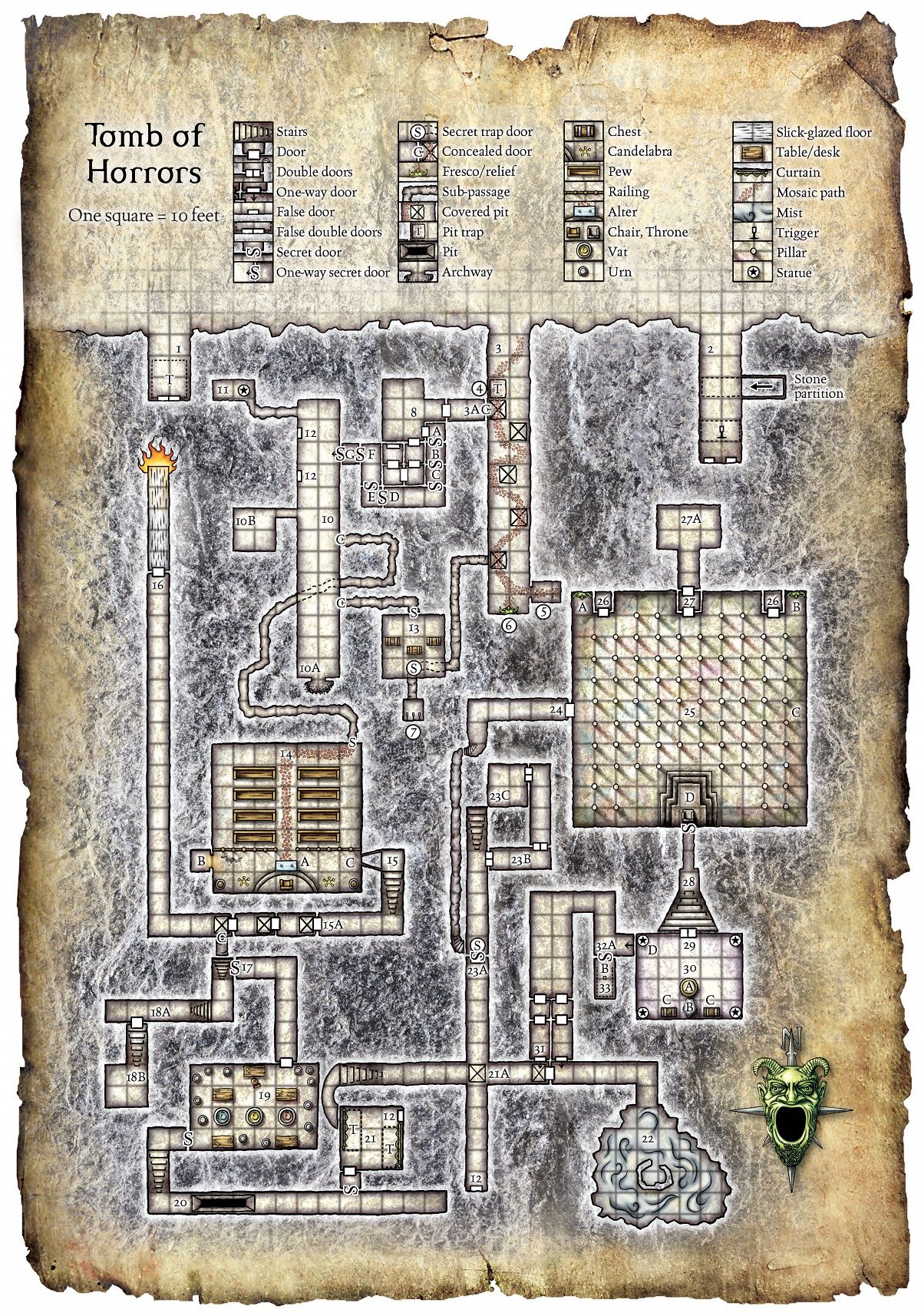 photo Tomb Of Horrors Map