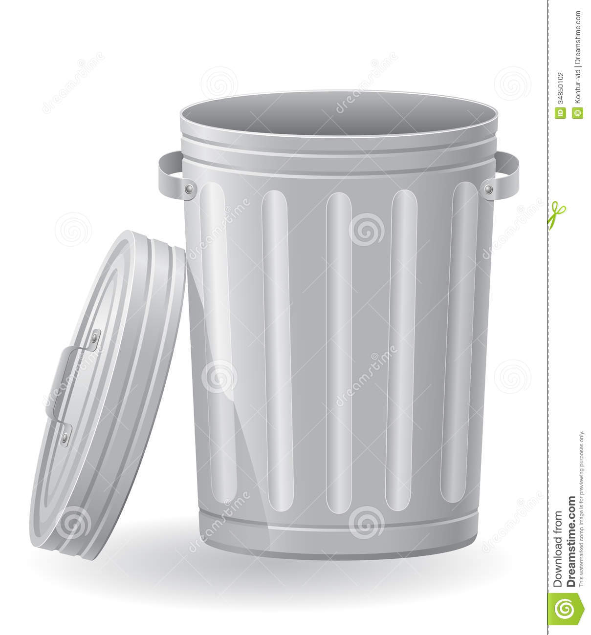 wallpapers Trash Can Clipart White Background