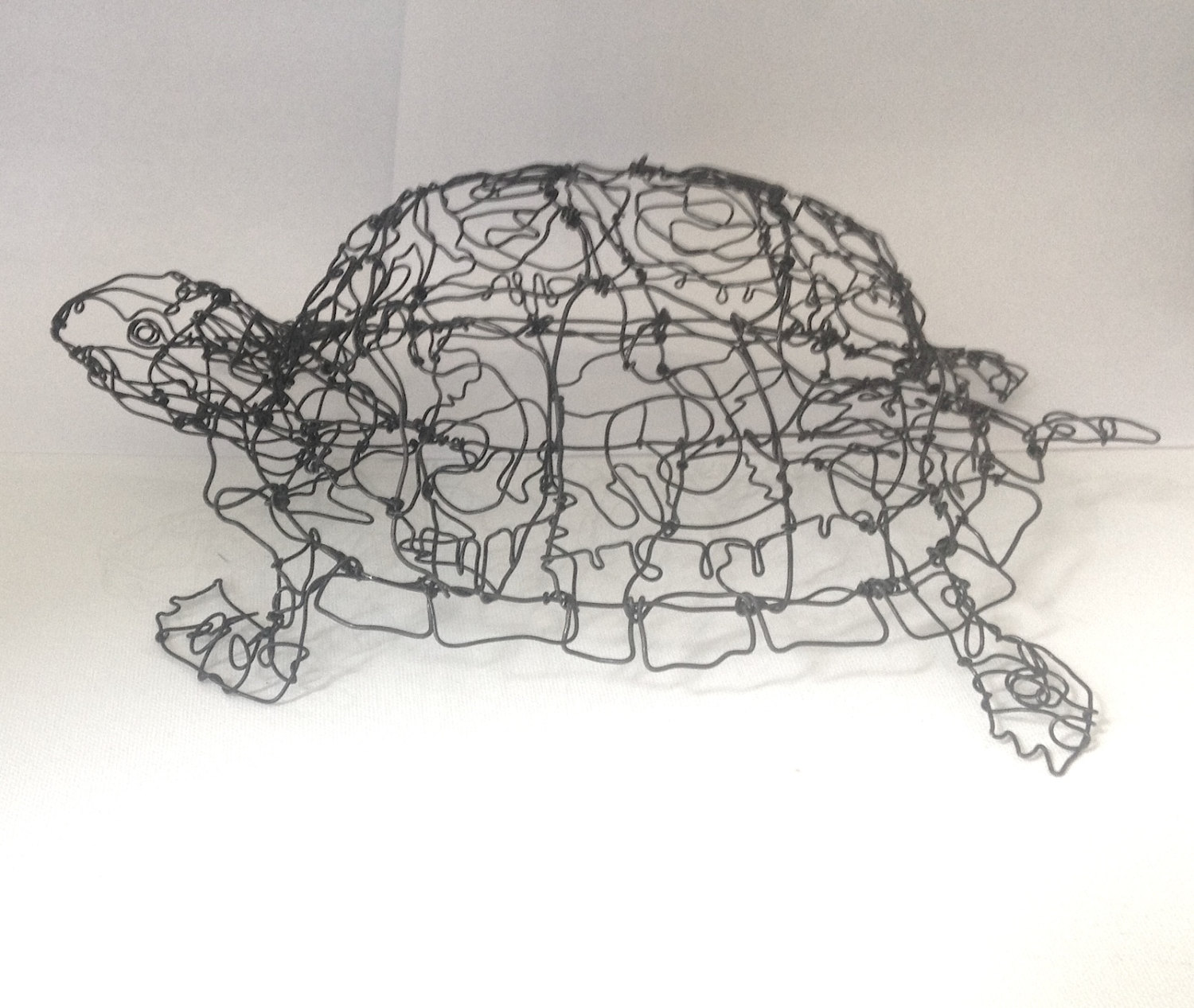 wallpapers Turtle 3D Wire Sculpture