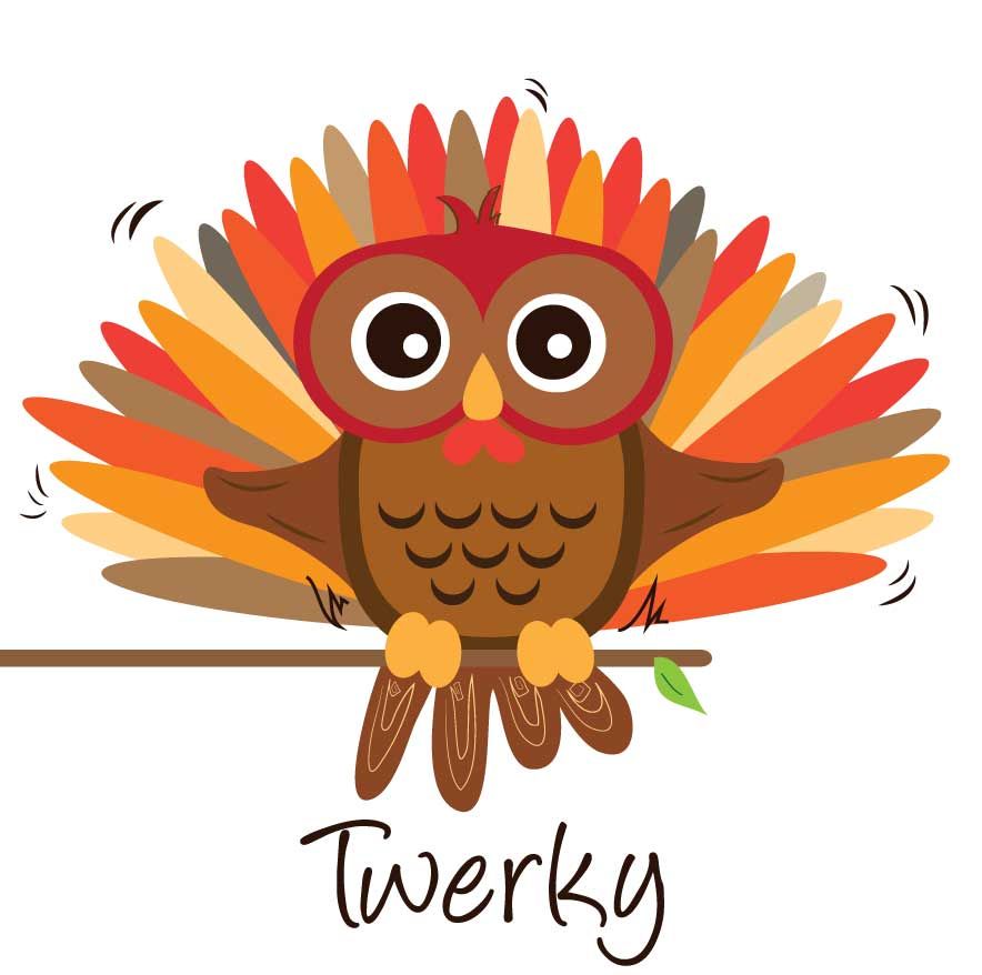 pix Twerking Turkey Clipart