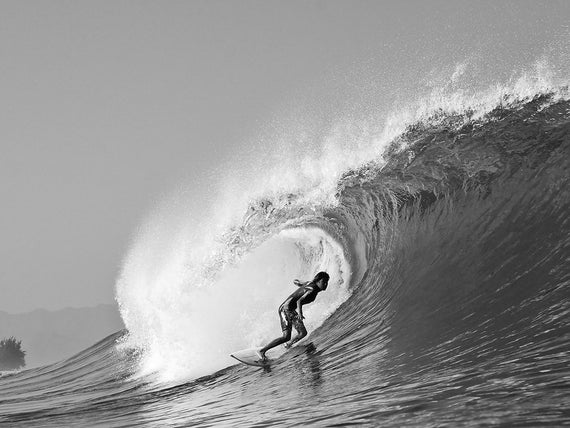 pic Vintage Surf Black And White