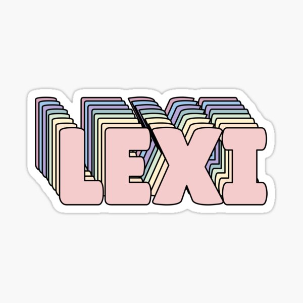 pix Wallpaper Lexi Name Design