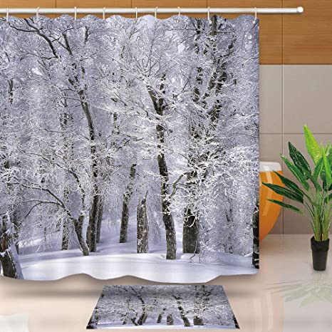 Featured image of post Winter Scene Shower Curtain