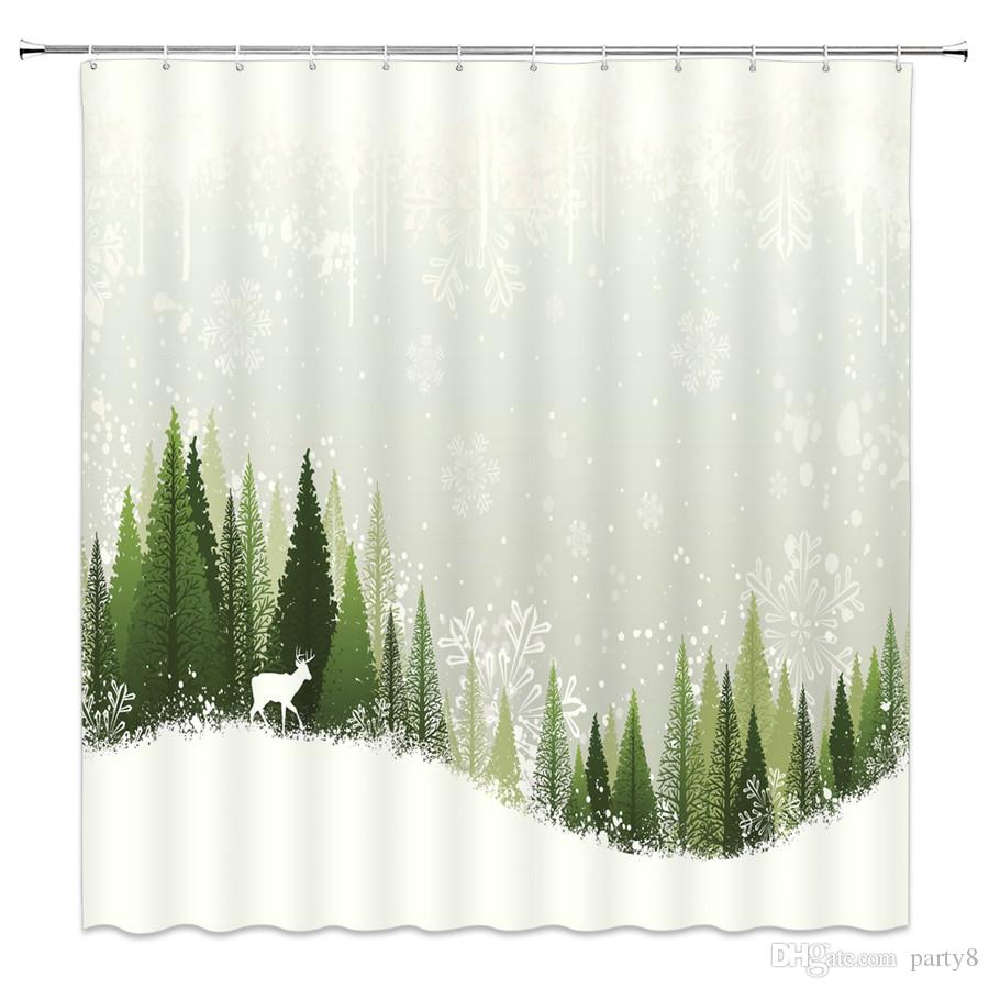 wallpapers Winter Scene Shower Curtain